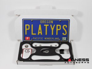 Alfa Romeo Stelvio License Plate Mount - Platypus (2018-2024)